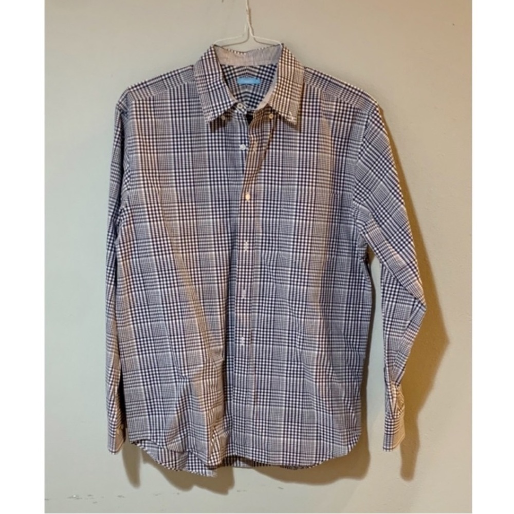 J McLaughlin Men’s Plaid Button Down Shirt.